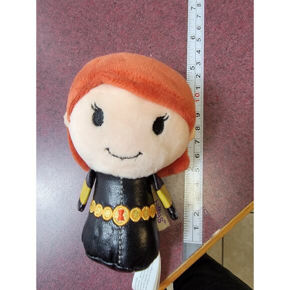 Hallmark Itty Bitty Marvel Black Widow Stocking Stuffer Girl Superhero Plush - Picture 7 of 8